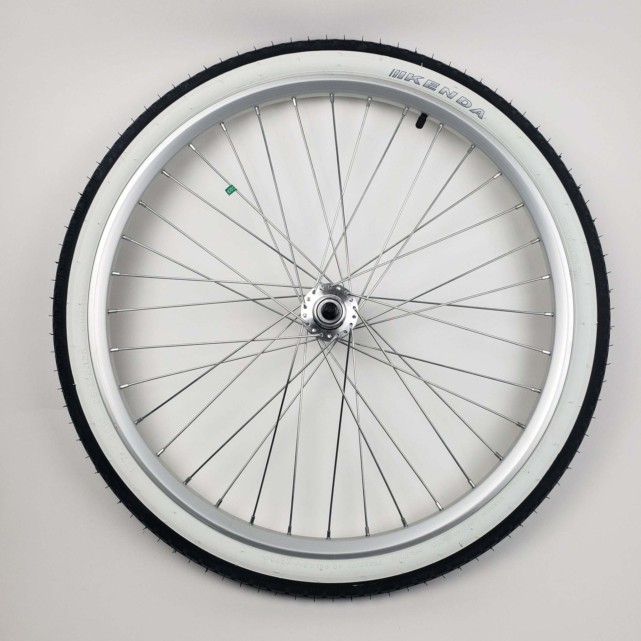 Front bike clearance tire